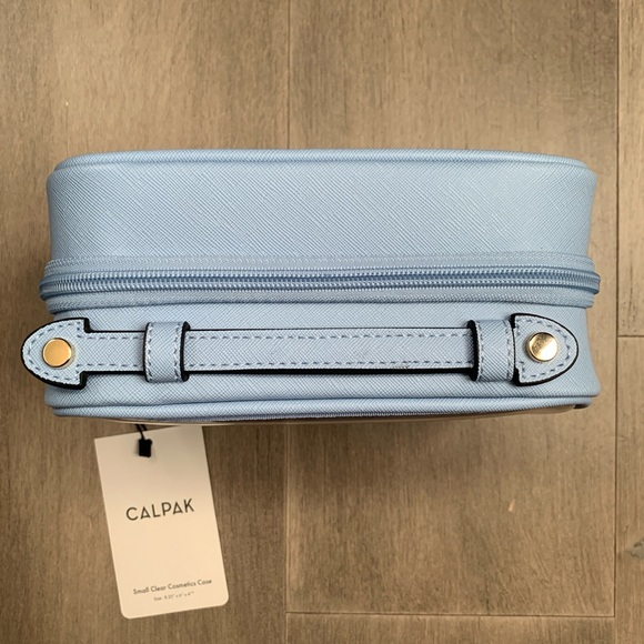 Calpak Sky Blue Small Clear Cosmetics Bag - Picture 4 of 8